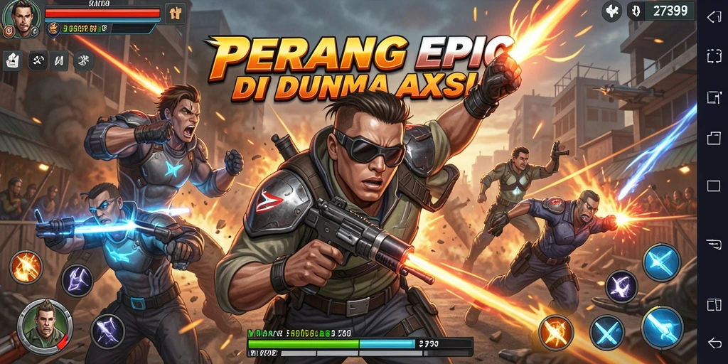 Gameplay mendebarkan dengan pertarungan seru di 2739.