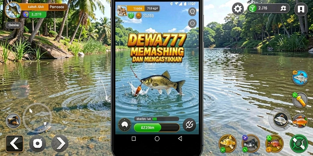 Tangkapan ikan spektakuler dalam gameplay DEWA777.