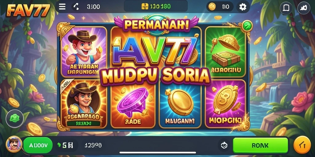 Tampilan gameplay Slot yang mengasyikkan di FAV77.