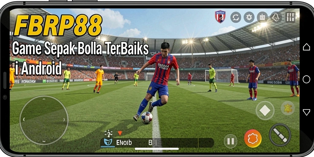 Gameplay seru dalam FBRP88, rasakan ketegangan pertandingan sepak bola.