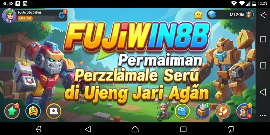 Tampilan utama gameplay <strong>FUJIWIN88</strong> yang menampilkan tantangan puzzle.