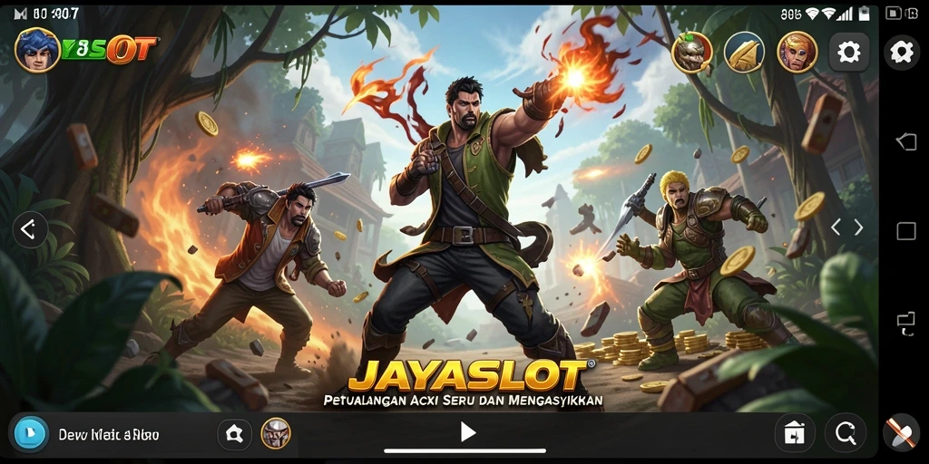 Gameplay seru JAYASLOT dengan aksi menegangkan.
