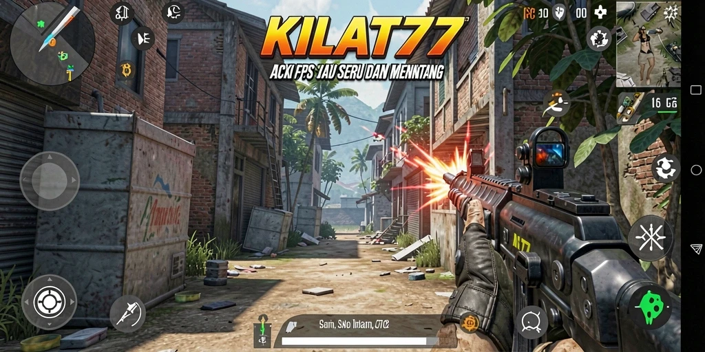 Screenshot KILAT77 menampilkan aksi pertempuran yang mendebarkan.