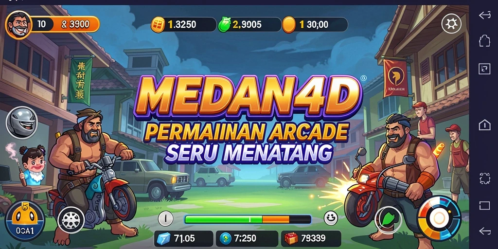 Tampilan menarik dari gameplay seru MEDAN4D.