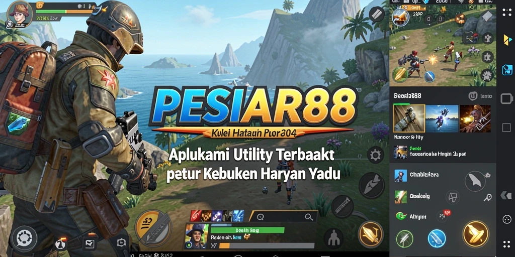 Tampilan antarmuka PESIAR88 yang intuitif dan menarik.