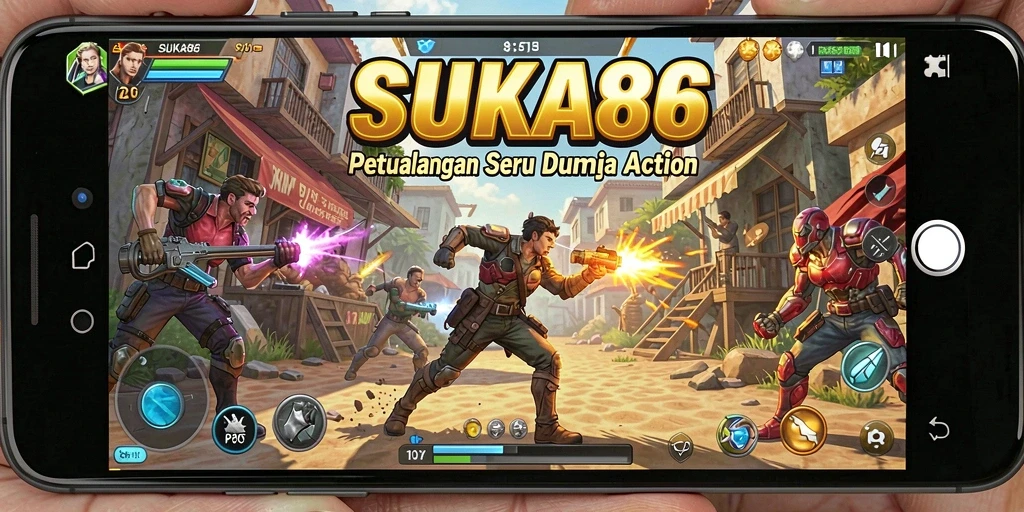 Screenshot gameplay SUKA86 yang menampilkan aksi mendebarkan.
