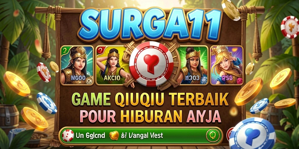 Screenshot SURGA11 menunjukkan pemain sedang asyik bermain QiuQiu.
