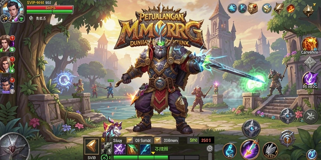 Tampilan gameplay menakjubkan dari SVIP5 yang menampilkan pertempuran epik.