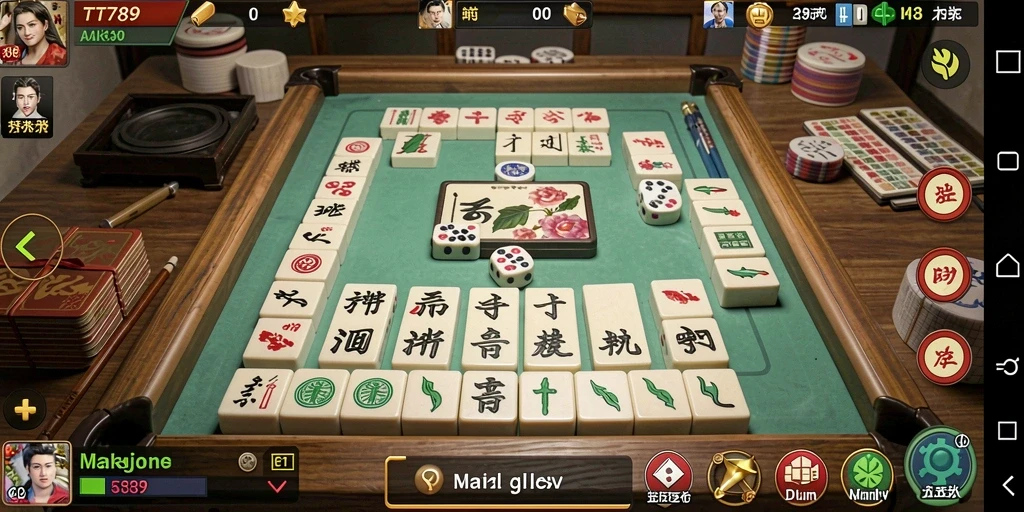 Tampilan gameplay TT789 yang menarik dan interaktif dalam permainan Mahjong.